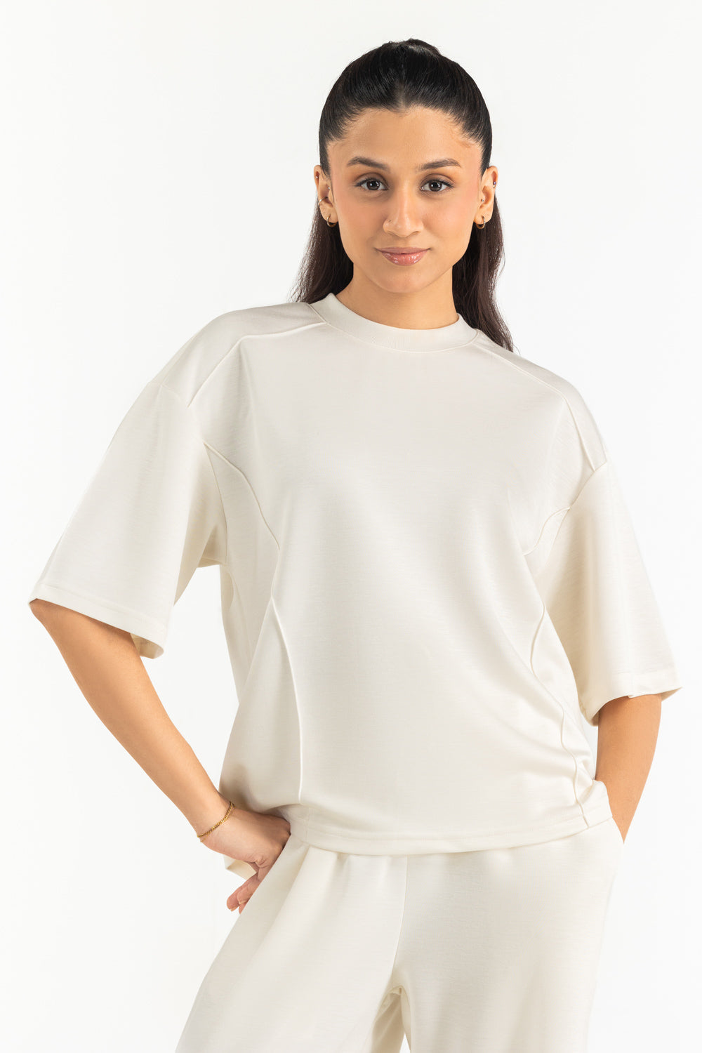 Wm Color Cod's Oversized Fit Co-Ord Set WM-COD-SS26-104 | GulAhmed