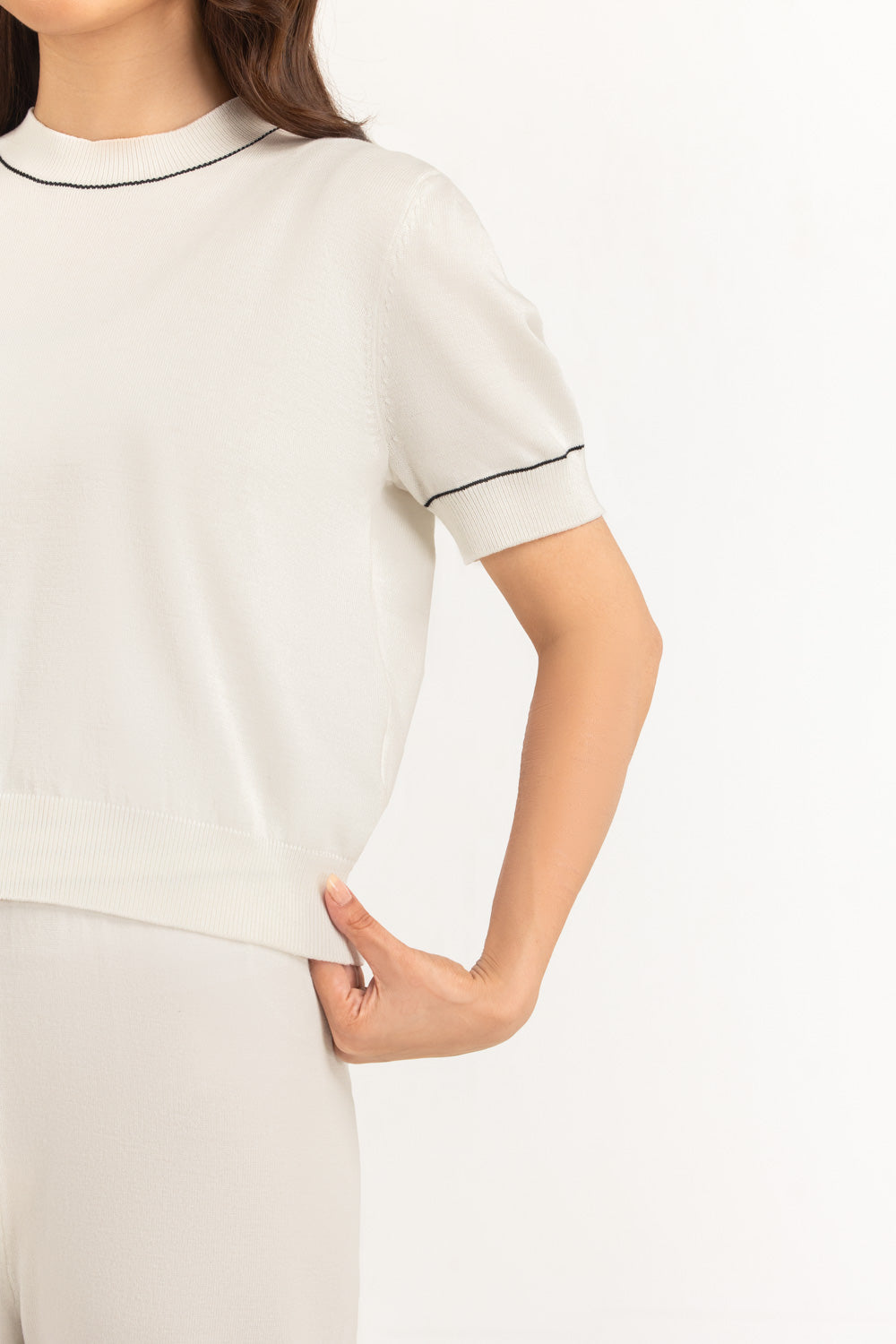 Wm Color Cod's Regular Fit Top WM-COD-SS26-503 T | GulAhmed