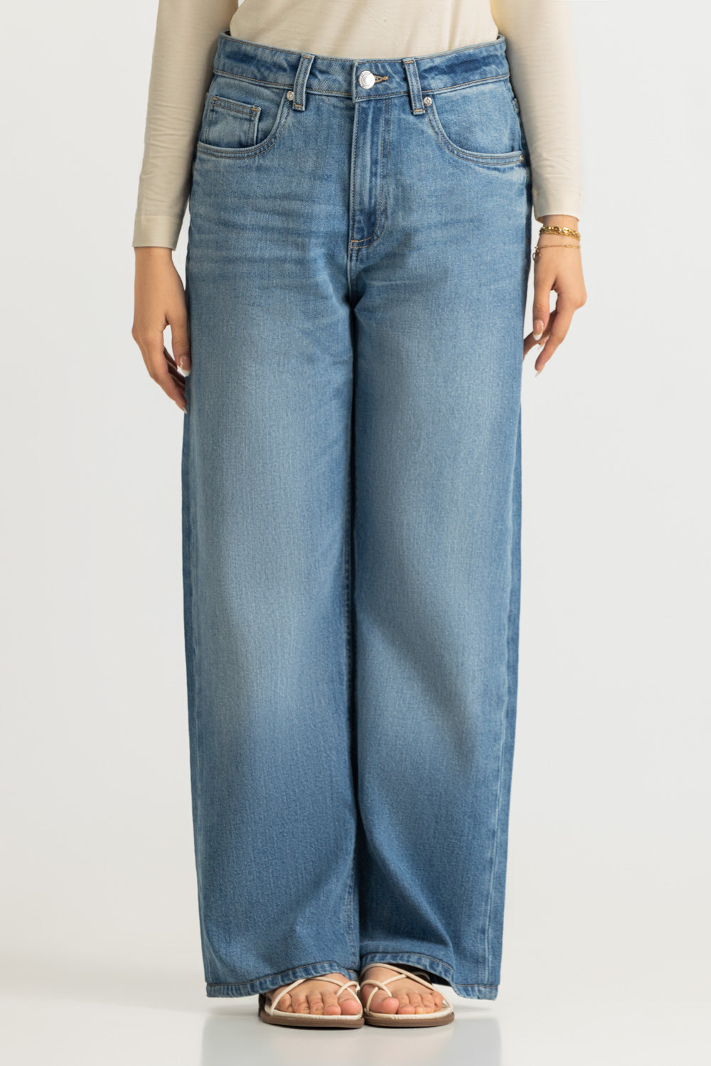 Wide leg Fit Jeans