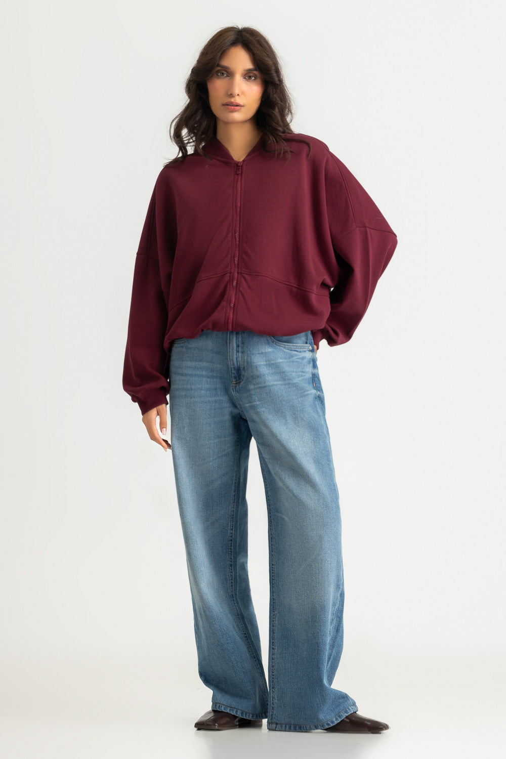 Regular Fit Knitted Zipper