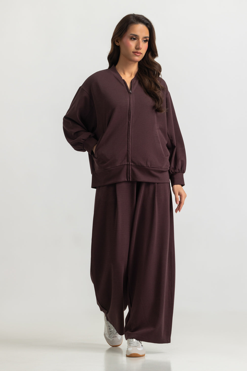 Slim Fit Knitted Zipper