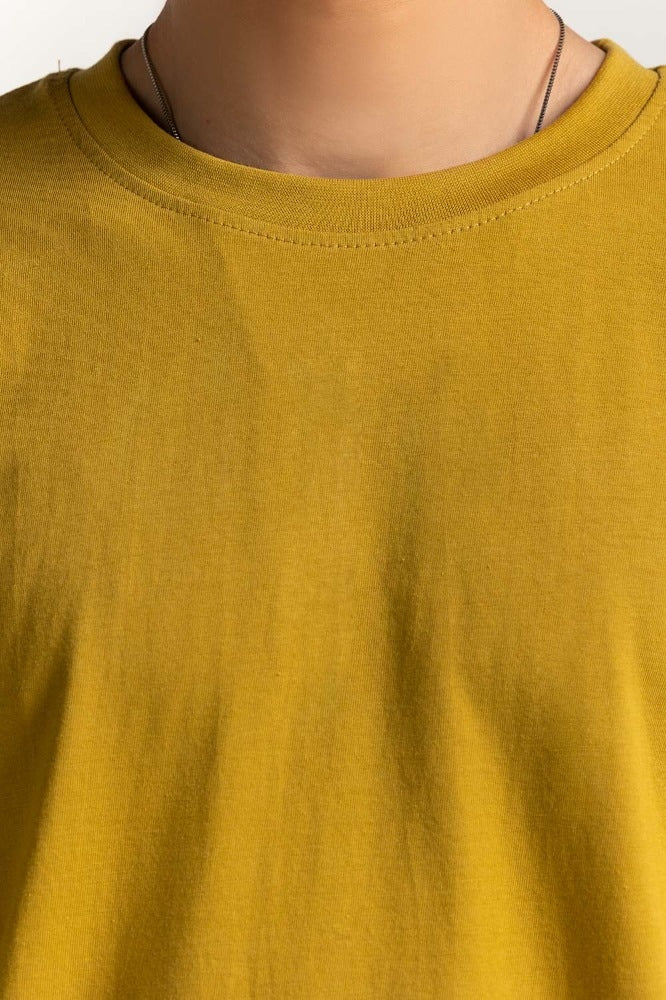 Amber Green Basic Tee TS-CNSJ24-076