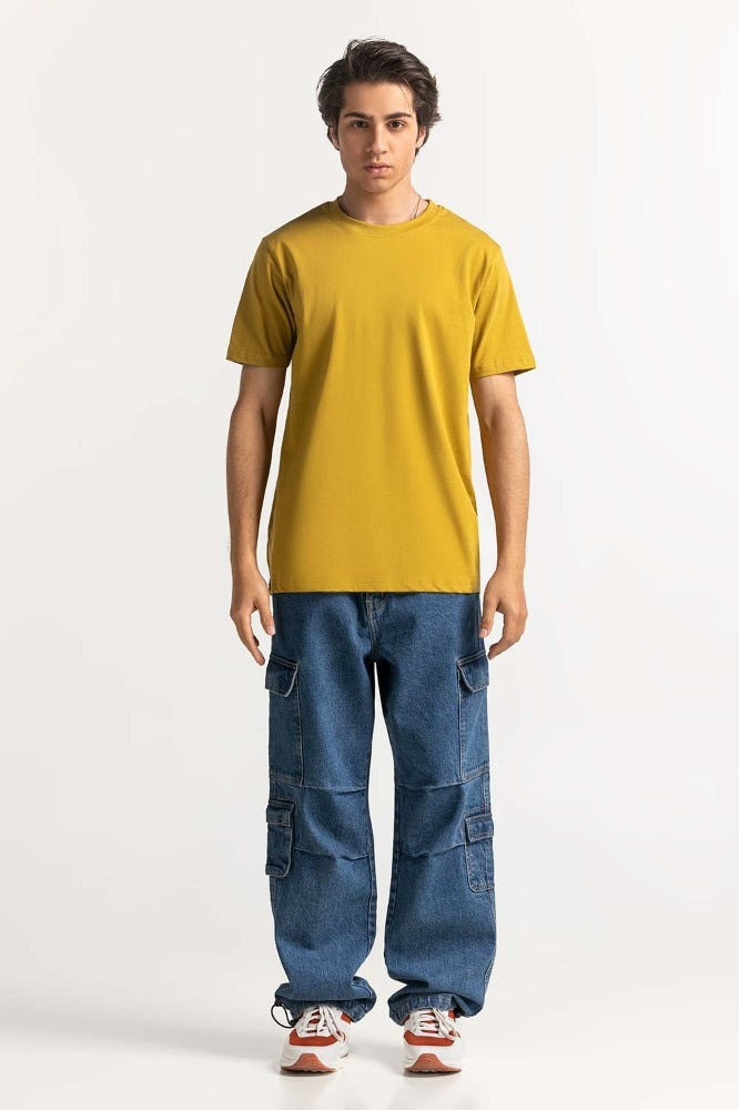 Amber Green Basic Tee TS-CNSJ24-076