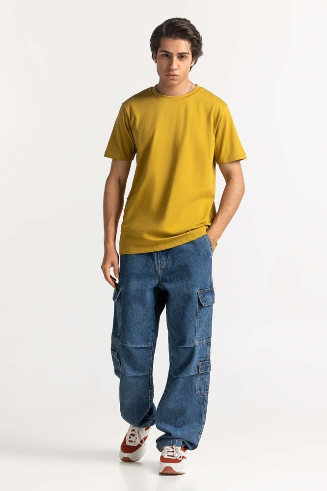 Amber Green Basic Tee TS-CNSJ24-076