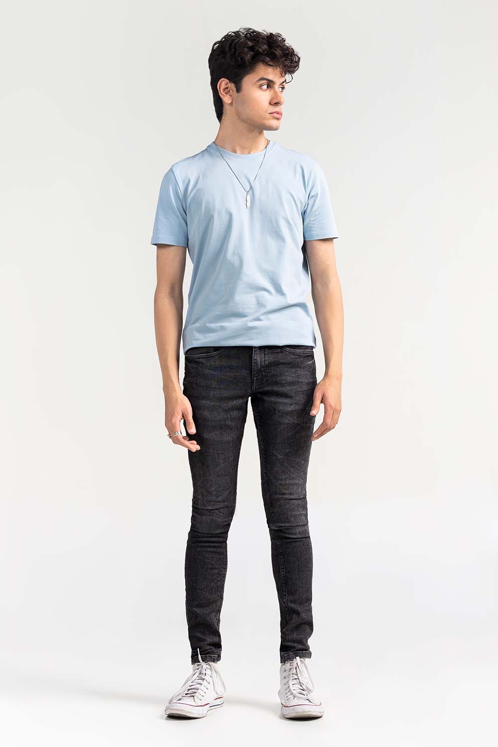 Angel Blue Basic Signature T-Shirt JVN-SIG-D044