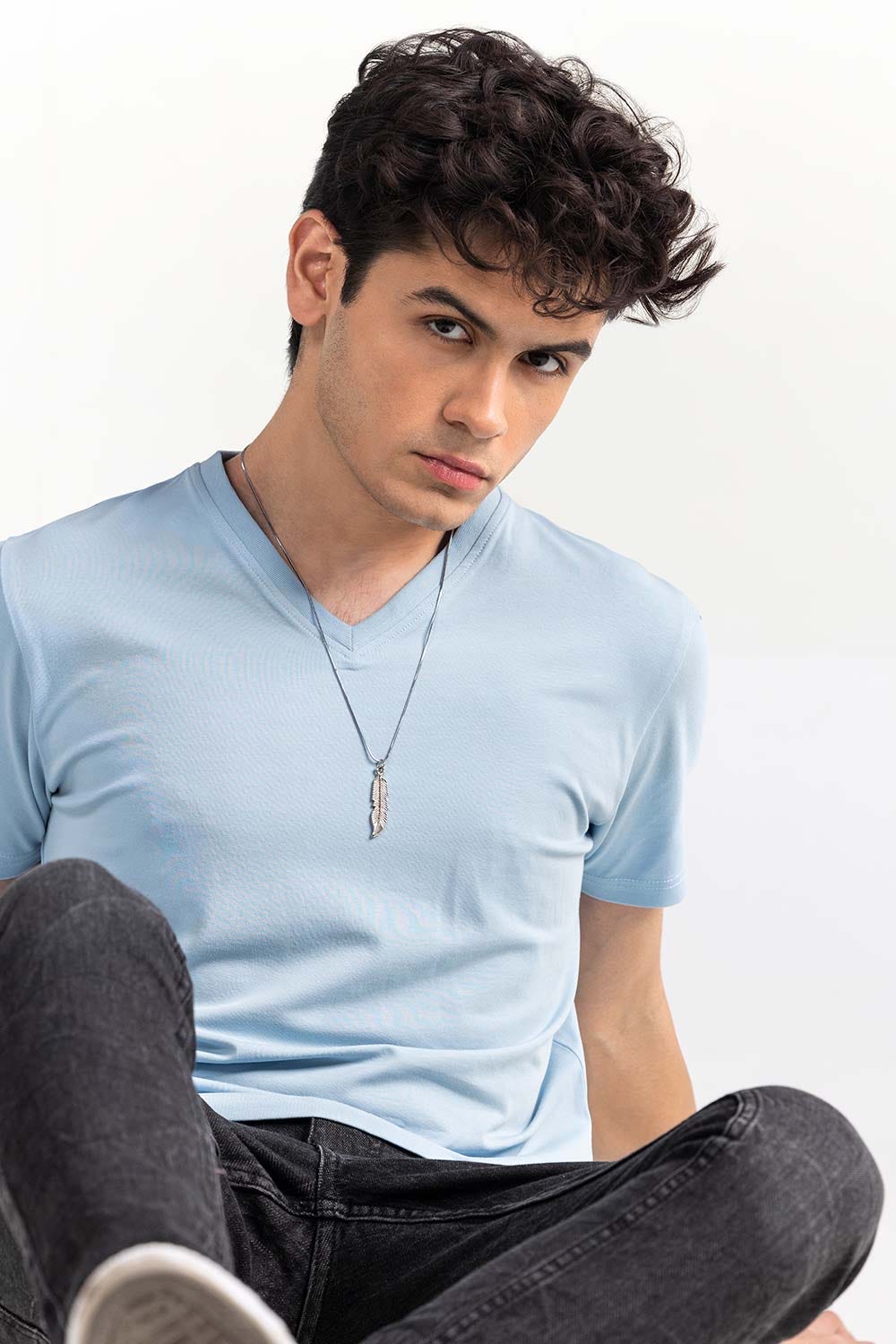 Angel Blue Basic Signature T-Shirt JVN-SIG-D044