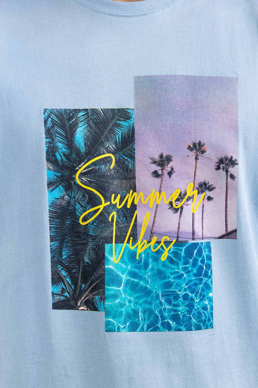 Angel Blue Fashion T-Shirt JGP-URB-D248-01