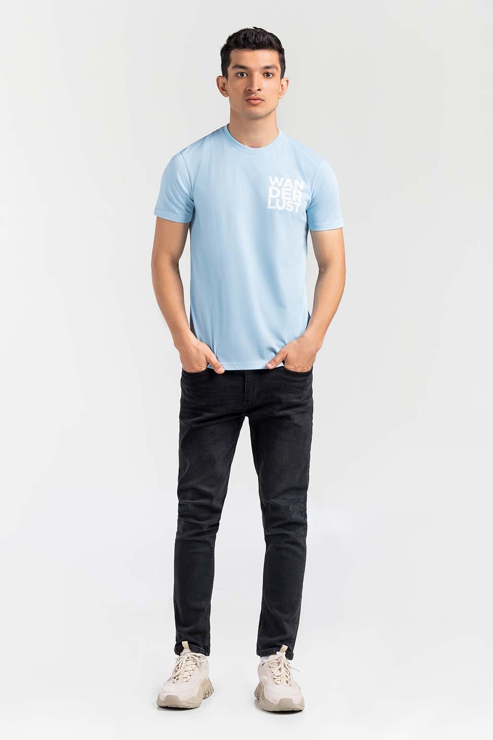 Angel Blue Fashion T-shirt JGP-URB-D265-01