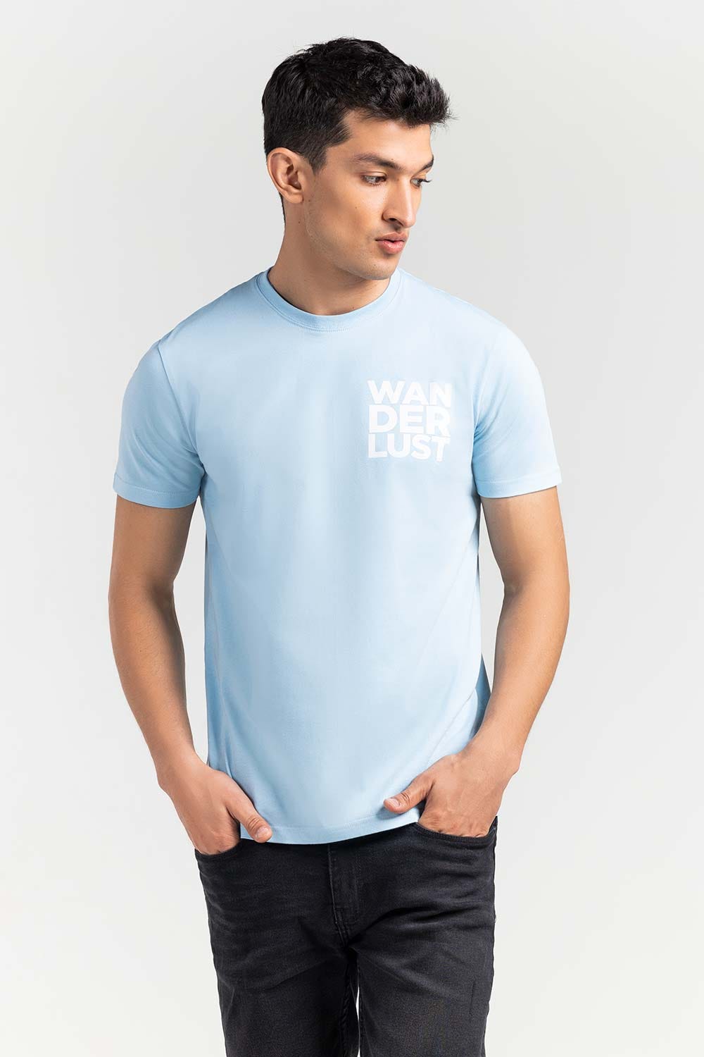 Angel Blue Fashion T-shirt JGP-URB-D265-01