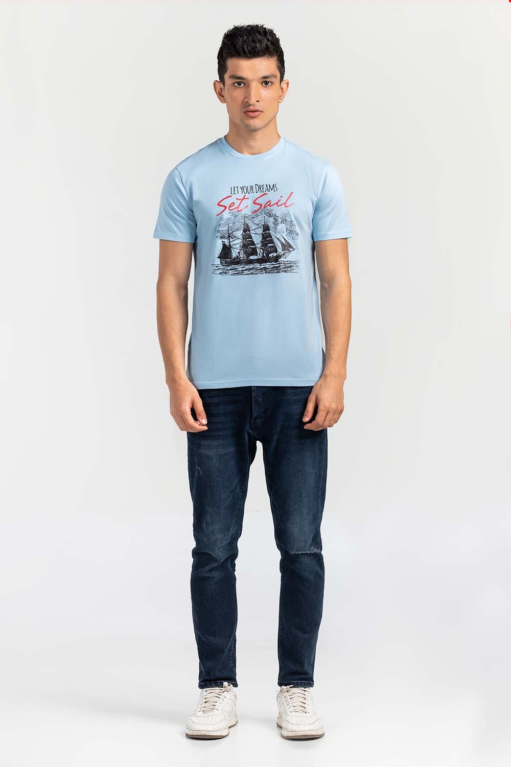 Angel Blue Fashion T-shirt JGP-URB-D270-02