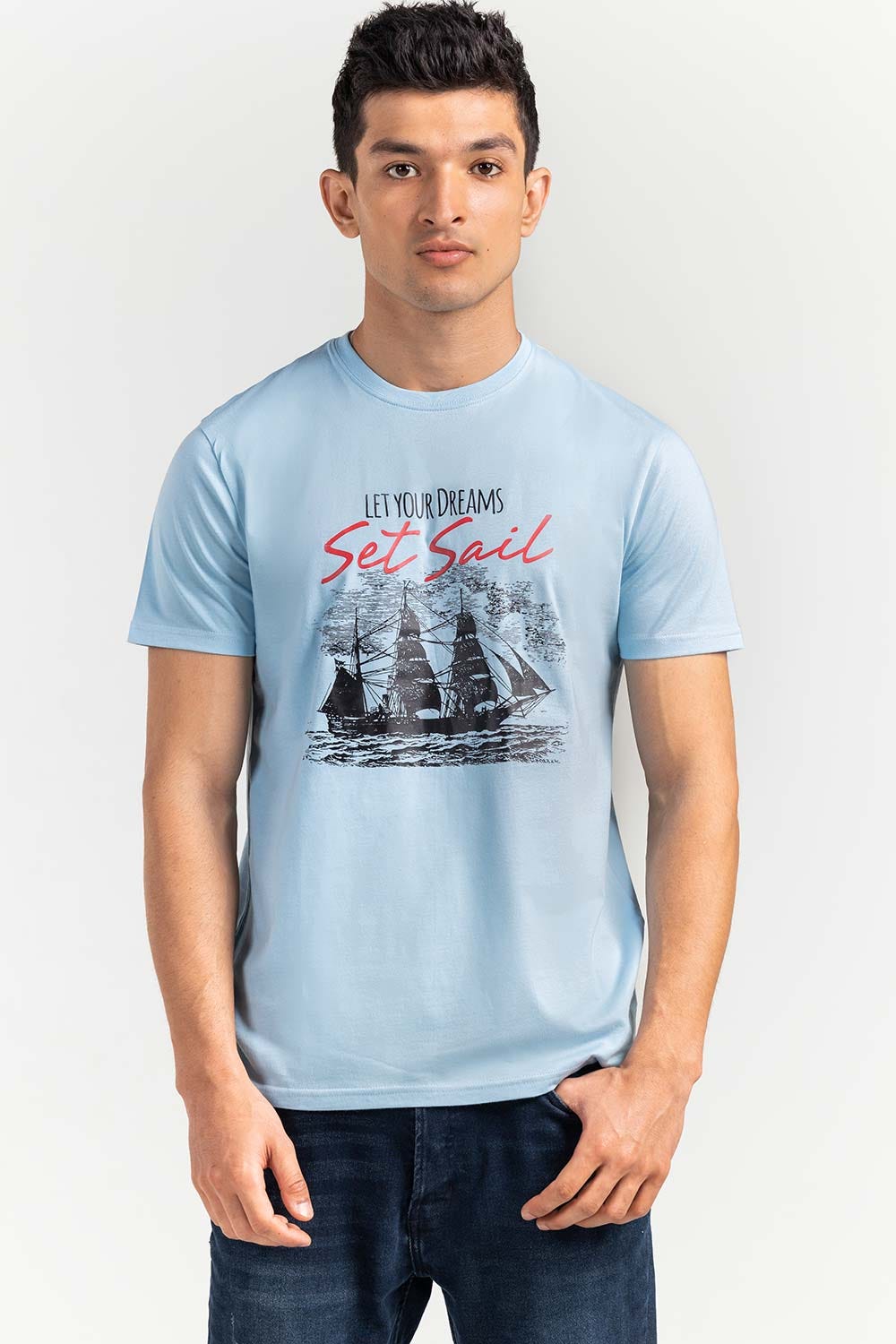 Angel Blue Fashion T-shirt JGP-URB-D270-02