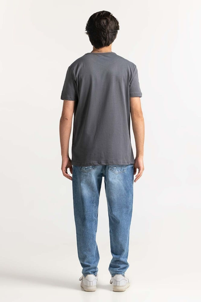 Anthracite Basic Comfort Tee TS-CNSJ24-058