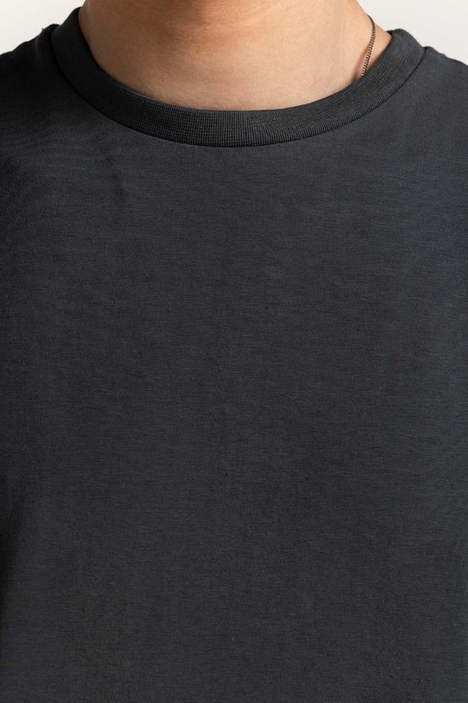 Anthracite Basic Muscle Tee TS-CNSJ24-025