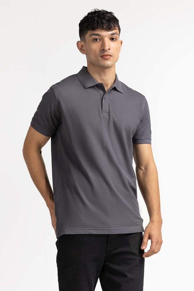 Anthracite Fashion Polo PS-SIGP23-508
