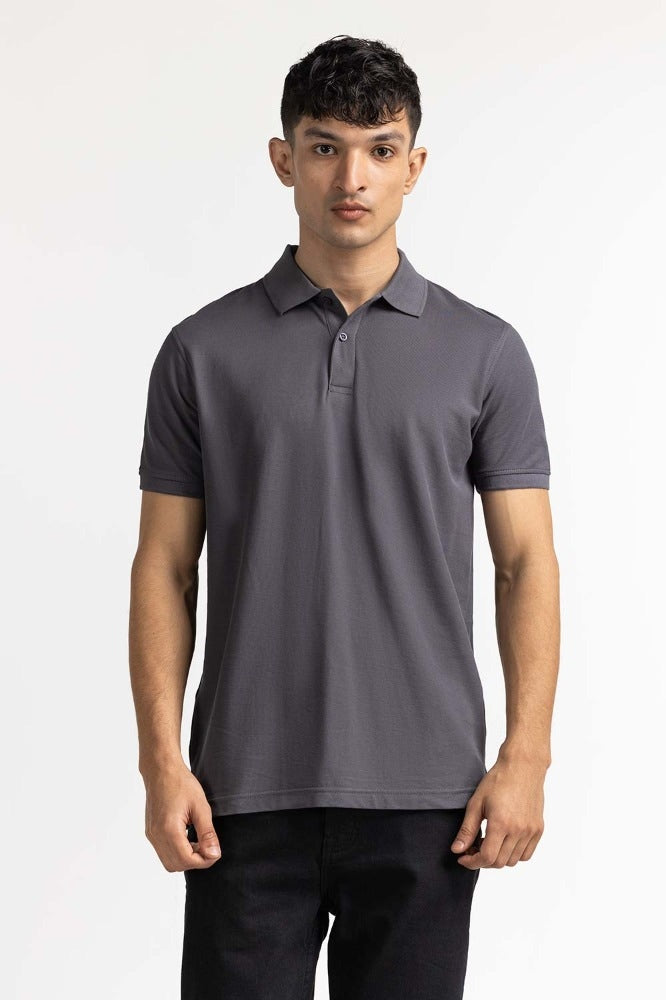 Anthracite Fashion Polo PS-SIGP23-508