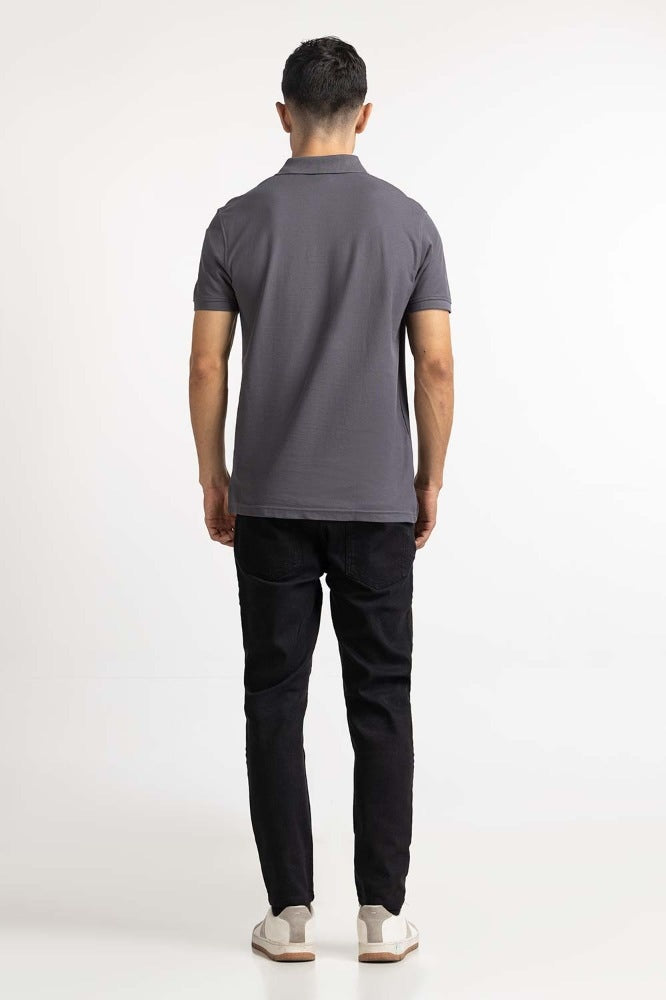 Anthracite Fashion Polo PS-SIGP23-508