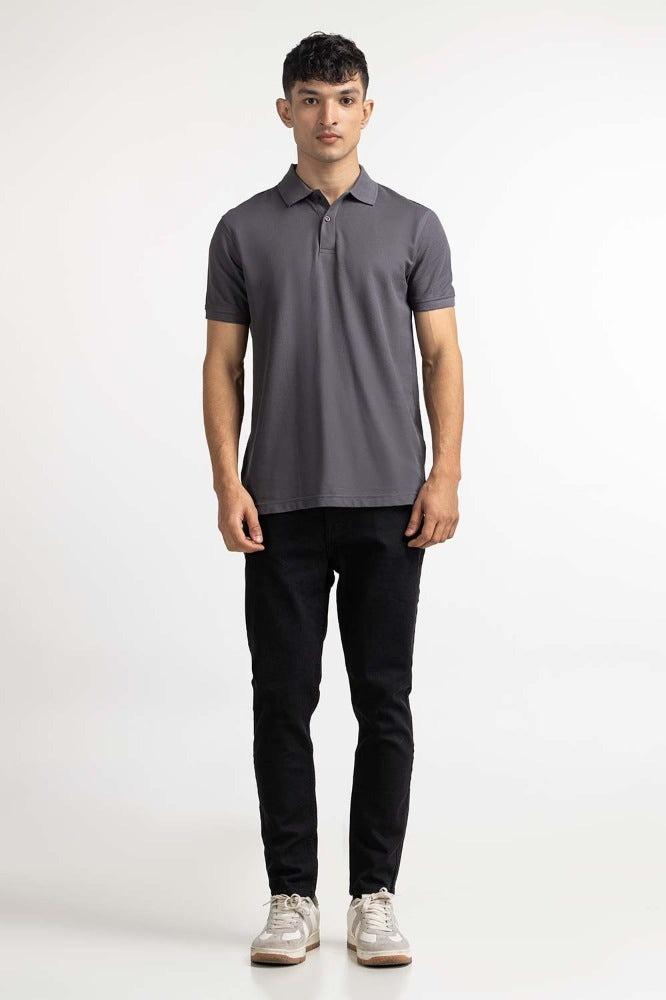 Anthracite Fashion Polo PS-SIGP23-508