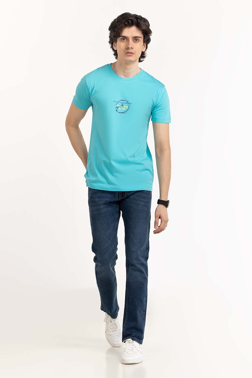 Aqua Graphic Tee TS-CNSJ23-147