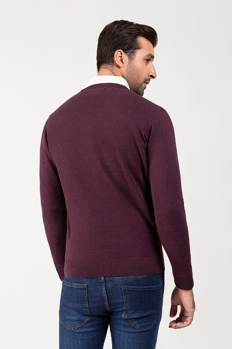 Aubergine Fashion Sweater FS-SWT-D29-03