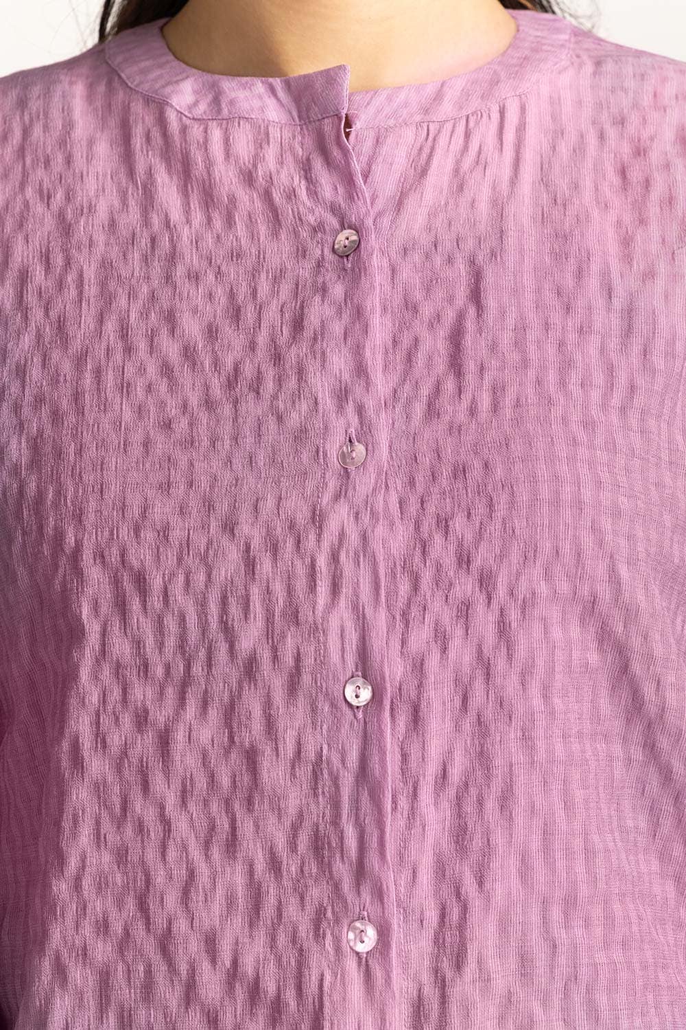 Band Collar Shirt WM-CS-SS24-066