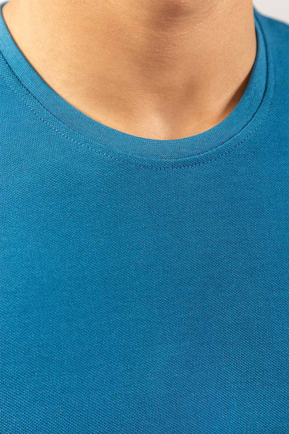 Basic Teal T-Shirt PK-CN-SIG-D11