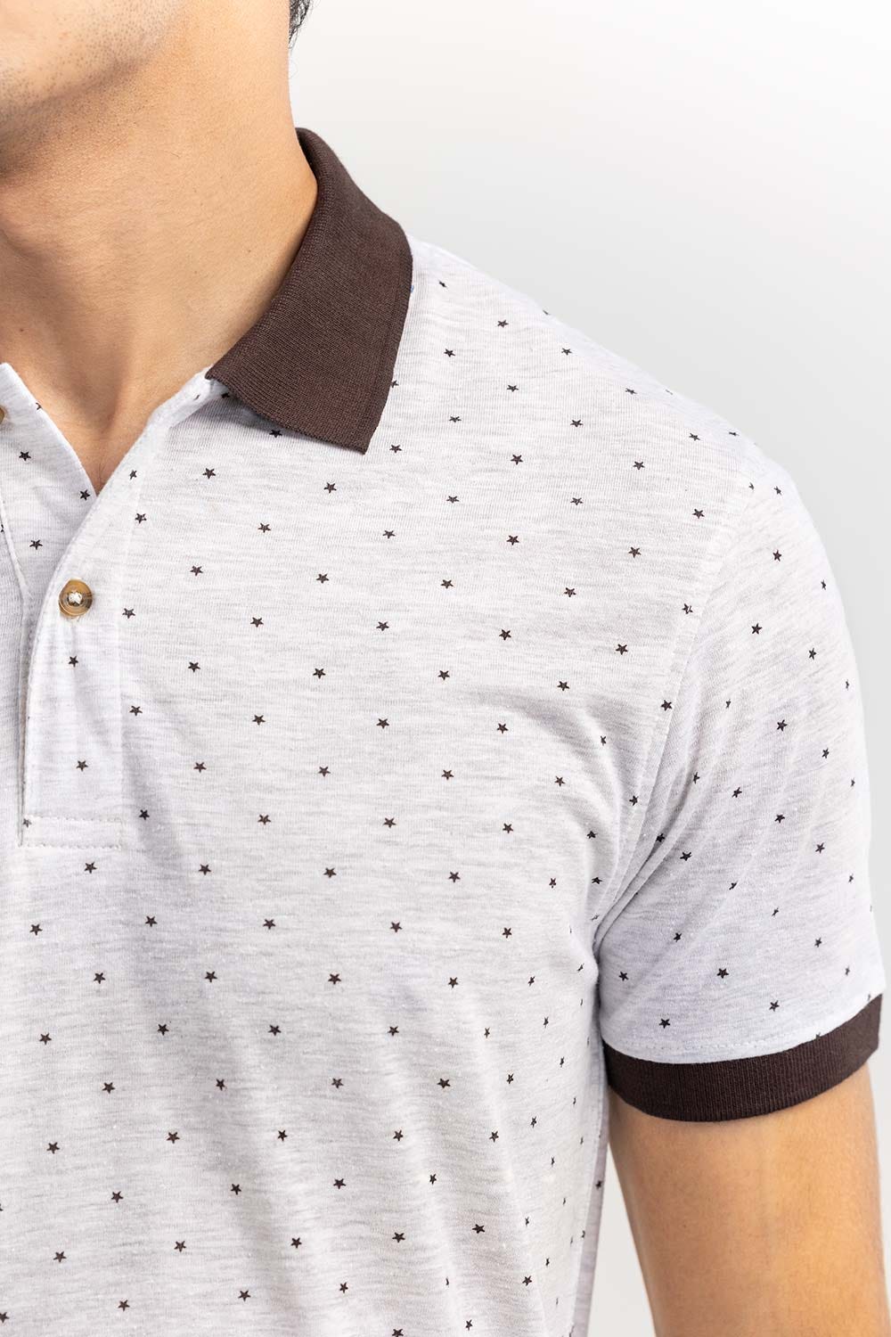 Beach wood Fashion Printed Polo PS-FPK22-006