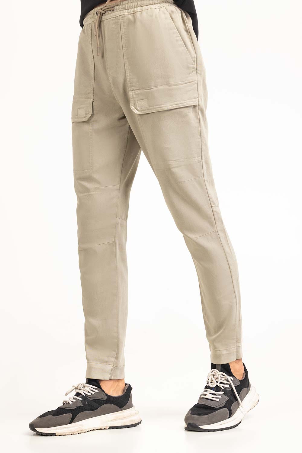 Beige Basic Casual Trouser MN-TRC-SS23-001 A