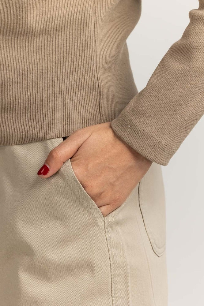 Beige Basic Top WM-KTP-WS23-206