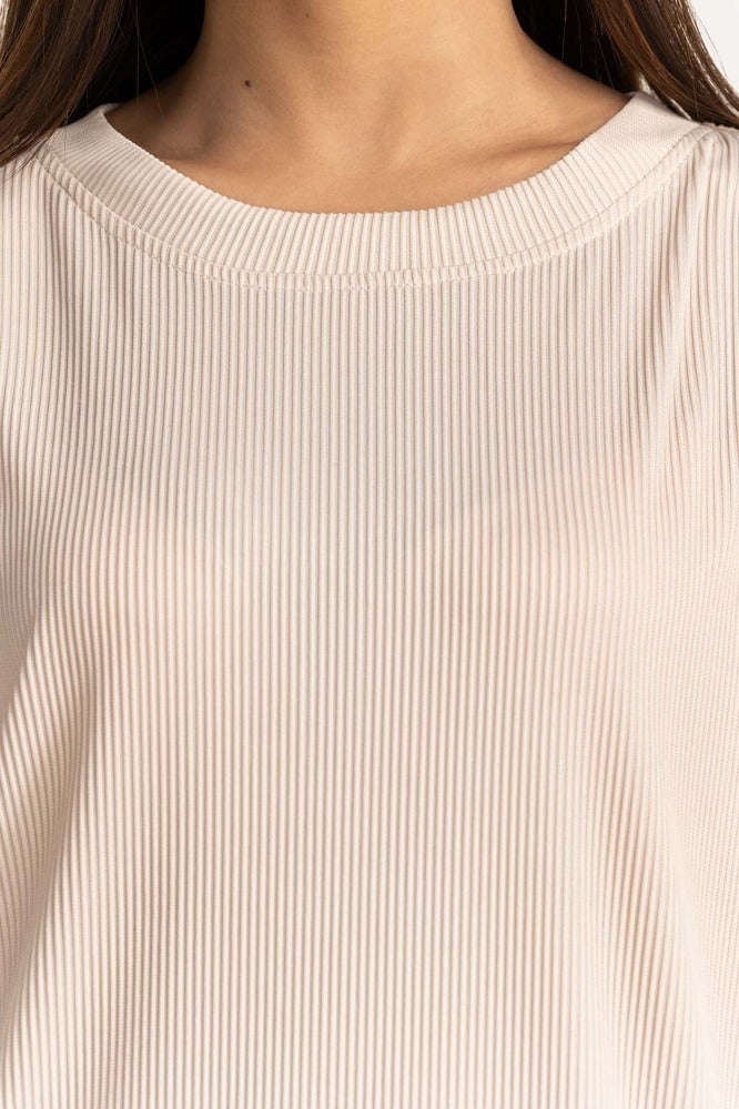 Beige Basic Top WM-KTP23-111