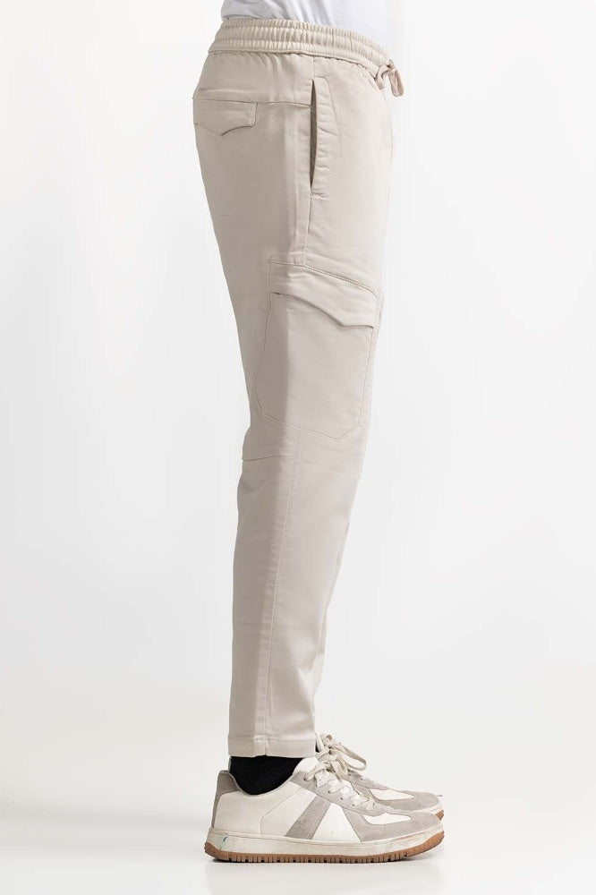 Beige Basic Trouser MN-TRKH- WV23-007 B