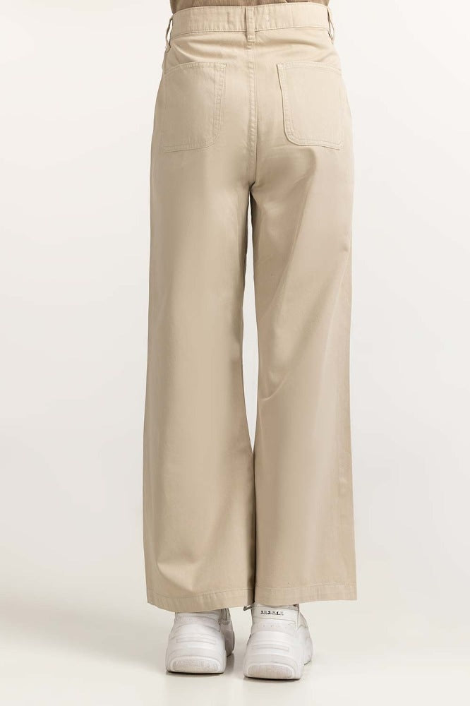 Beige Basic Trouser WM-JNS-WS23-011