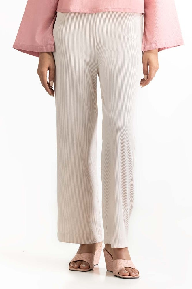 Beige Basic Trouser WM-TRKN23-104