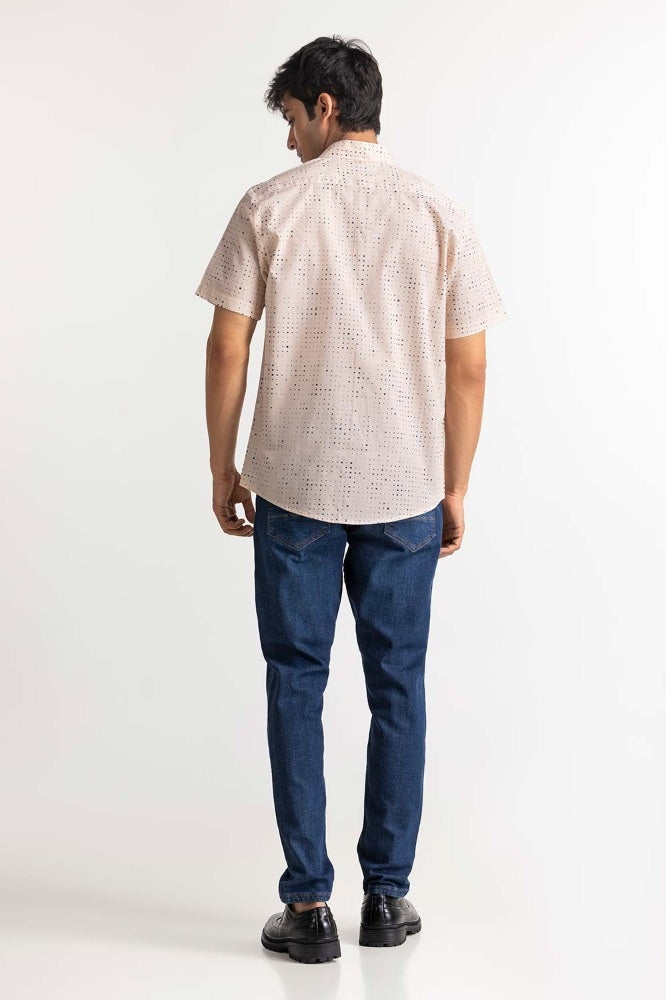 Beige Digital Printed Casual Shirt MN-CS-PD23-001