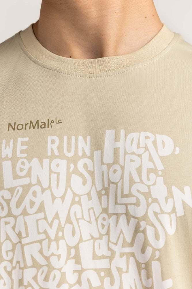 Beige Graphic Tee MN-TS-GP-S24-904