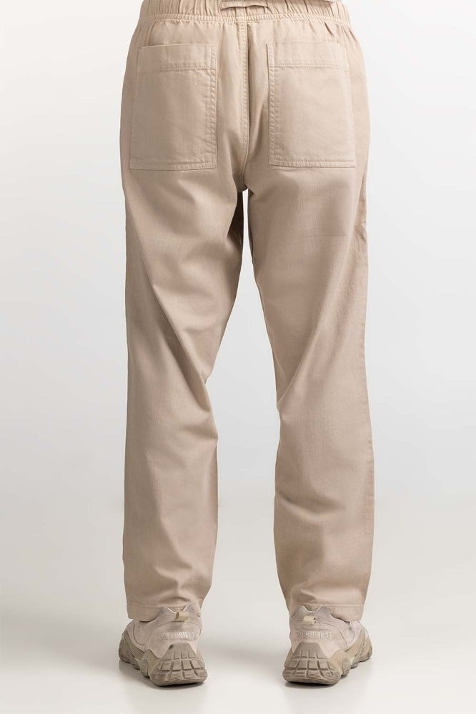 Beige Non Denim Trouser MN-TRKH- WV23-003 A