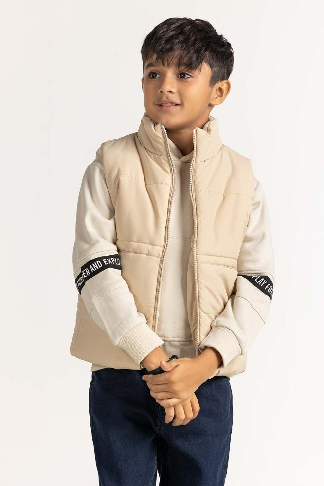 Beige Puffer Jacket JB-JKT-WS23-002