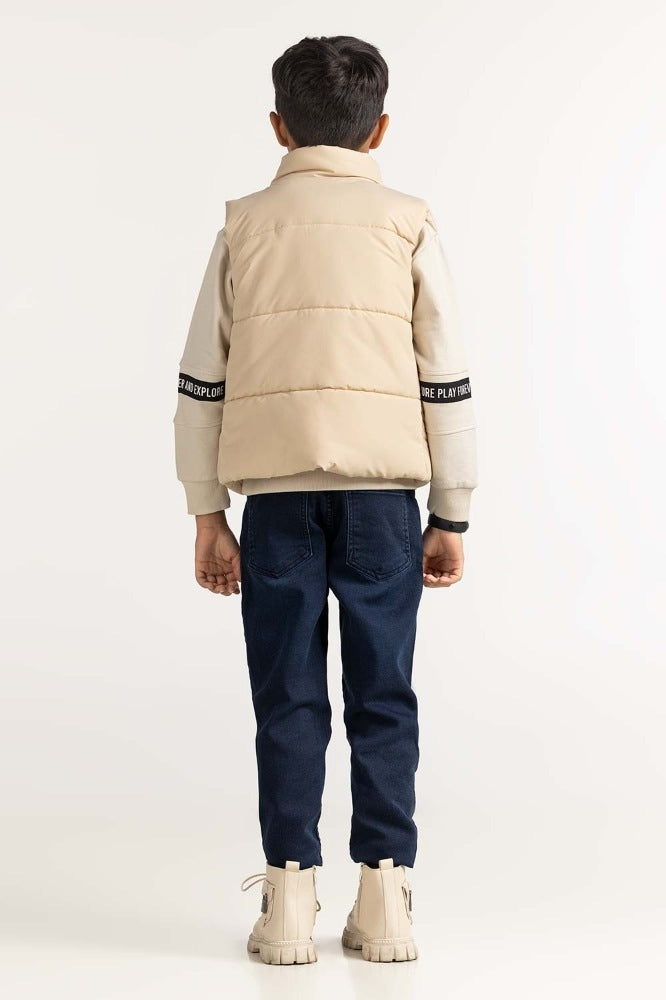 Beige Puffer Jacket JB-JKT-WS23-002