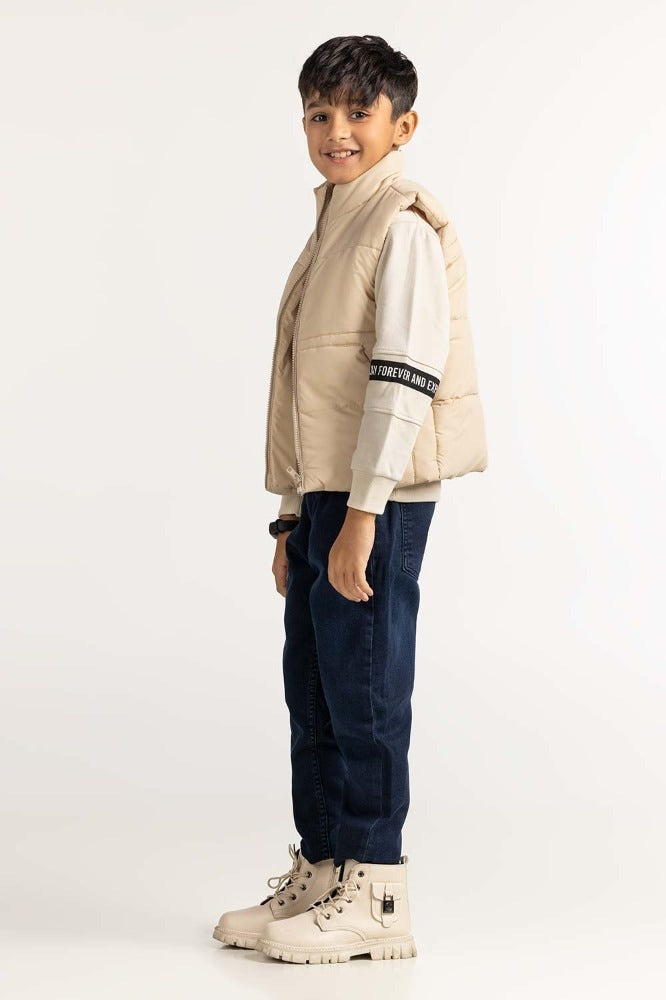 Beige Puffer Jacket JB-JKT-WS23-002