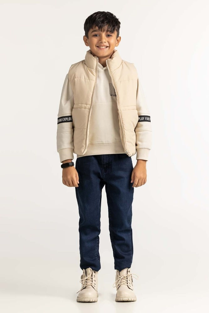 Beige Puffer Jacket JB-JKT-WS23-002