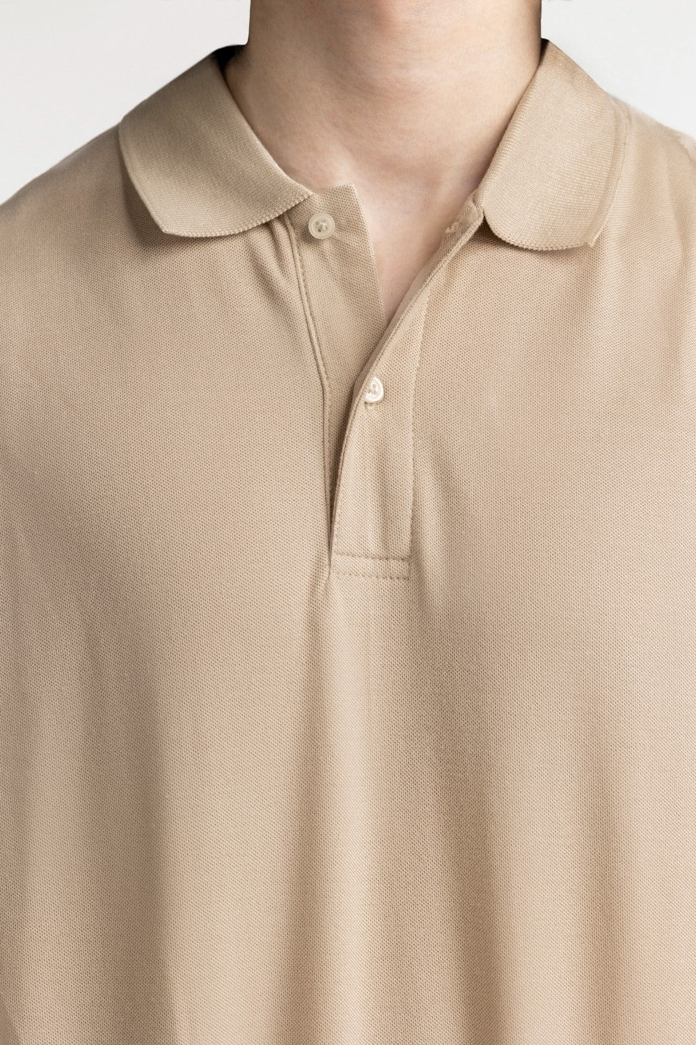 Beige Signature Polo PS-SIGPK24-002