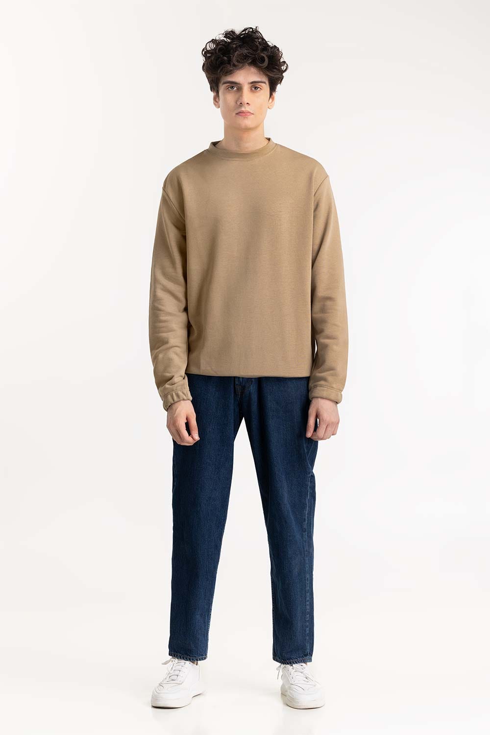 Beige  Sweatshirt 224-112-052 C