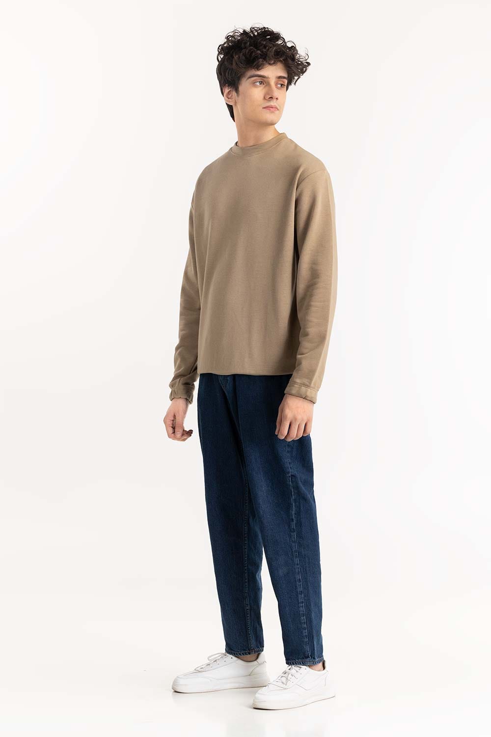 Beige  Sweatshirt 224-112-052 C