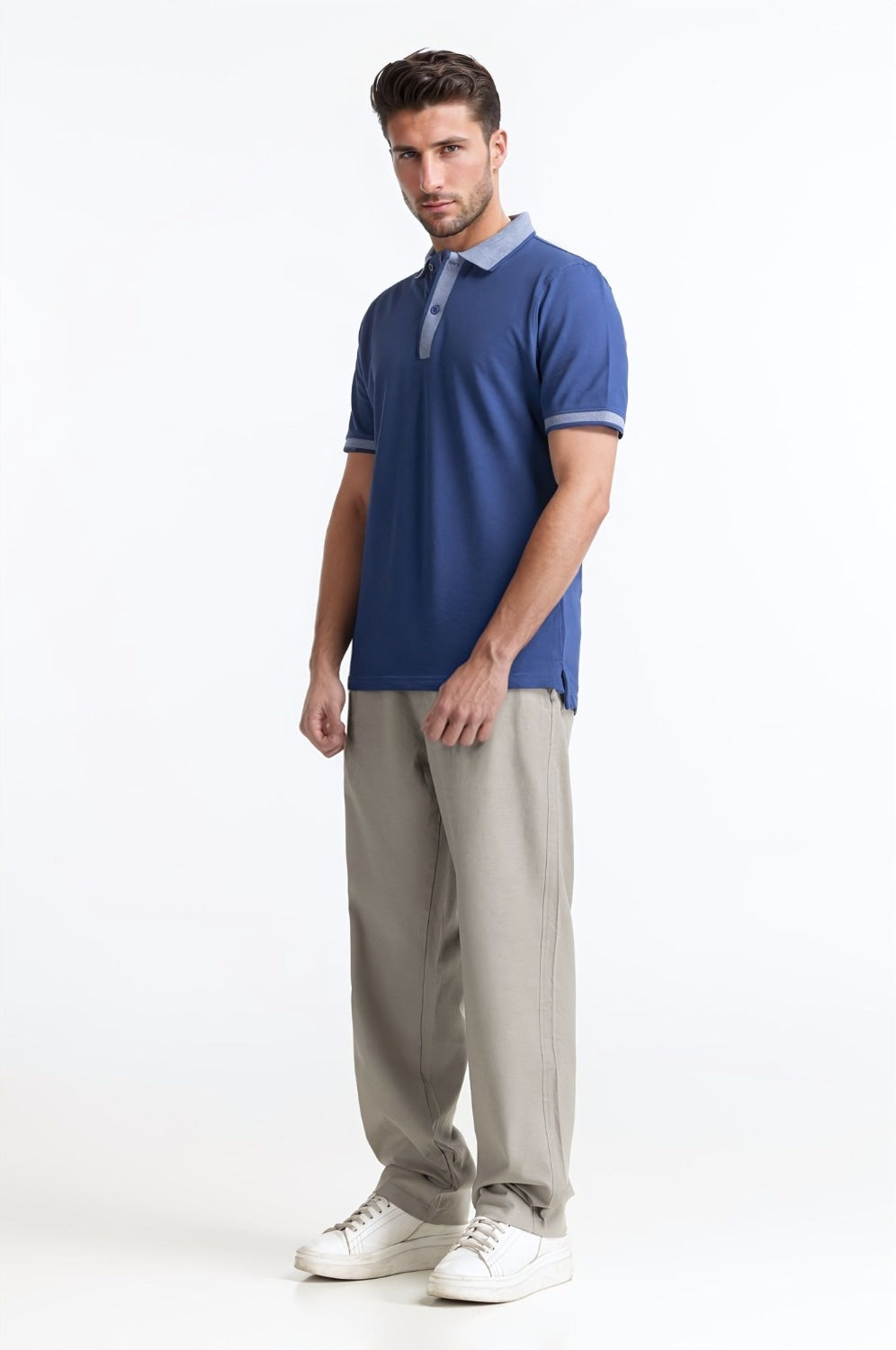 Bird-Eye Collar Polo PS-FSHN24-106