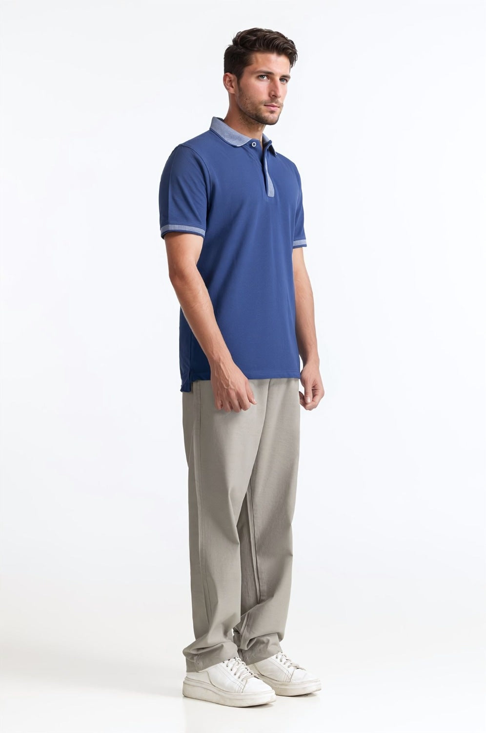 Bird-Eye Collar Polo PS-FSHN24-106