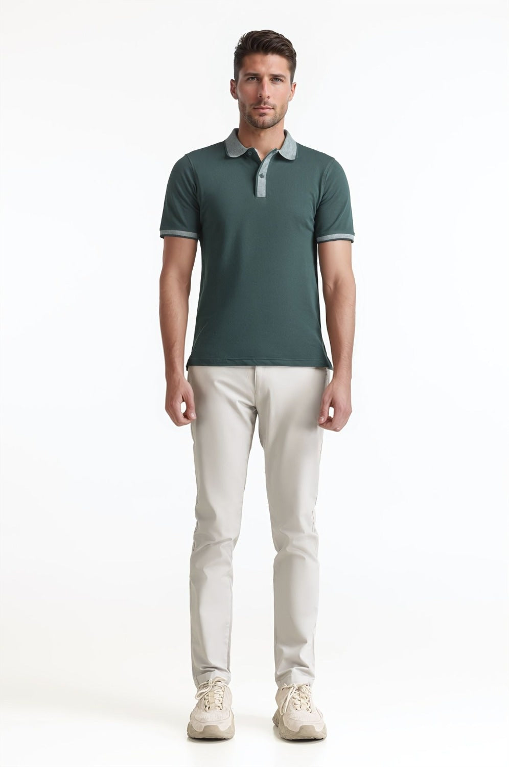 Bird Eye Collar Polo PS-FSHN24-105