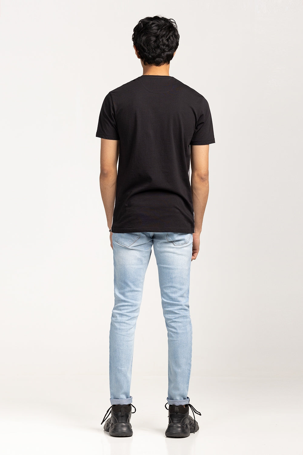 Black-Grey Fashion T-Shirt JGP-URB-D225