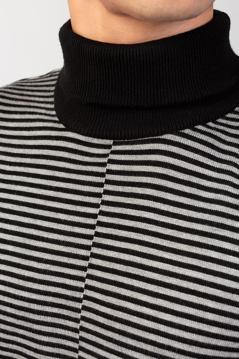 Black-Grey Sweater FS-SWT-VPN-FD-219-01