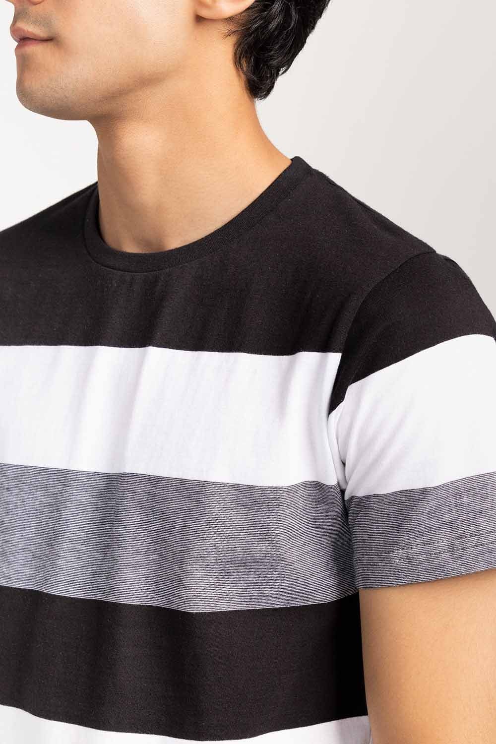 Black-White Urban T-Shirt YD-URB-TEE-D15-02