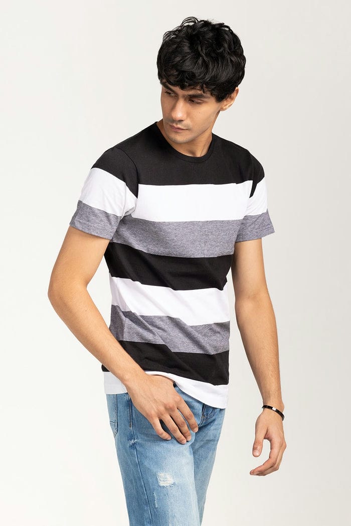 Black-White Urban T-Shirt YD-URB-TEE-D15-02