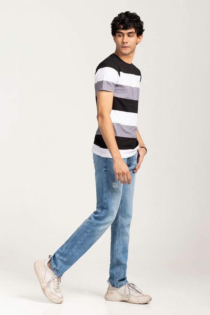 Black-White Urban T-Shirt YD-URB-TEE-D15-02